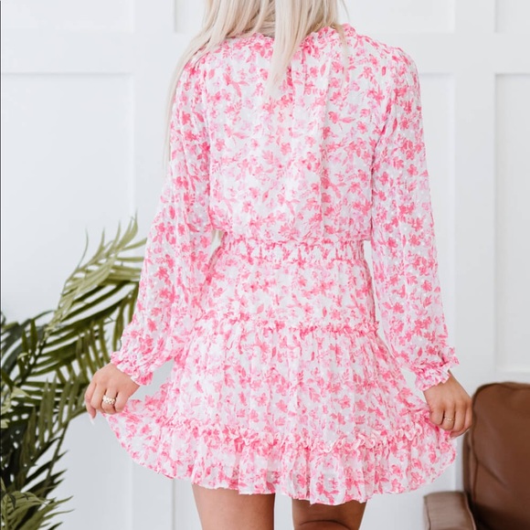 FLORAL TIERED RUFFLE DRESS - Picture 12 of 12